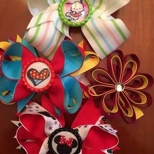 Girl’s bows set 6